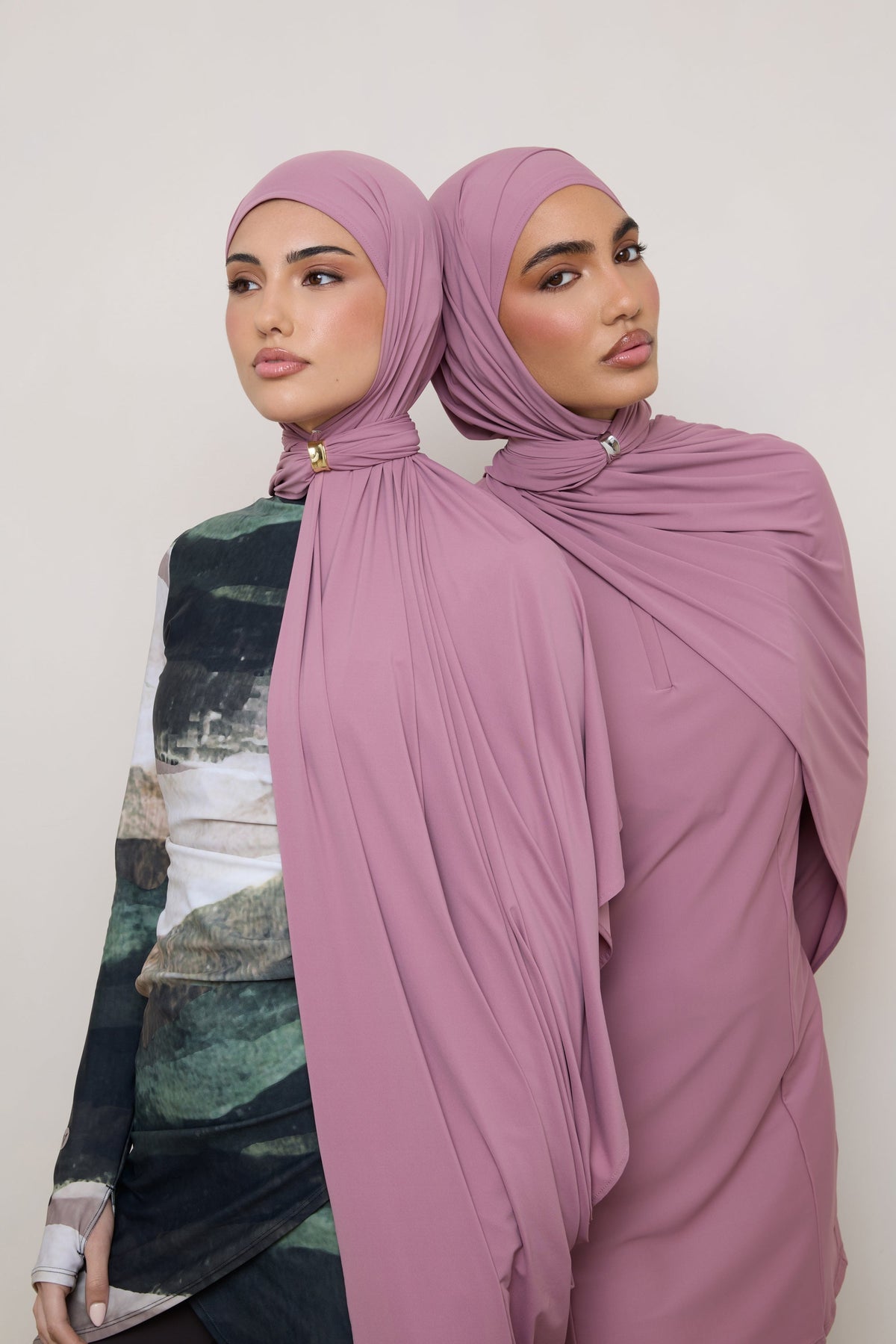 Swim Hijab & Cap Set - Wistful Mauve
