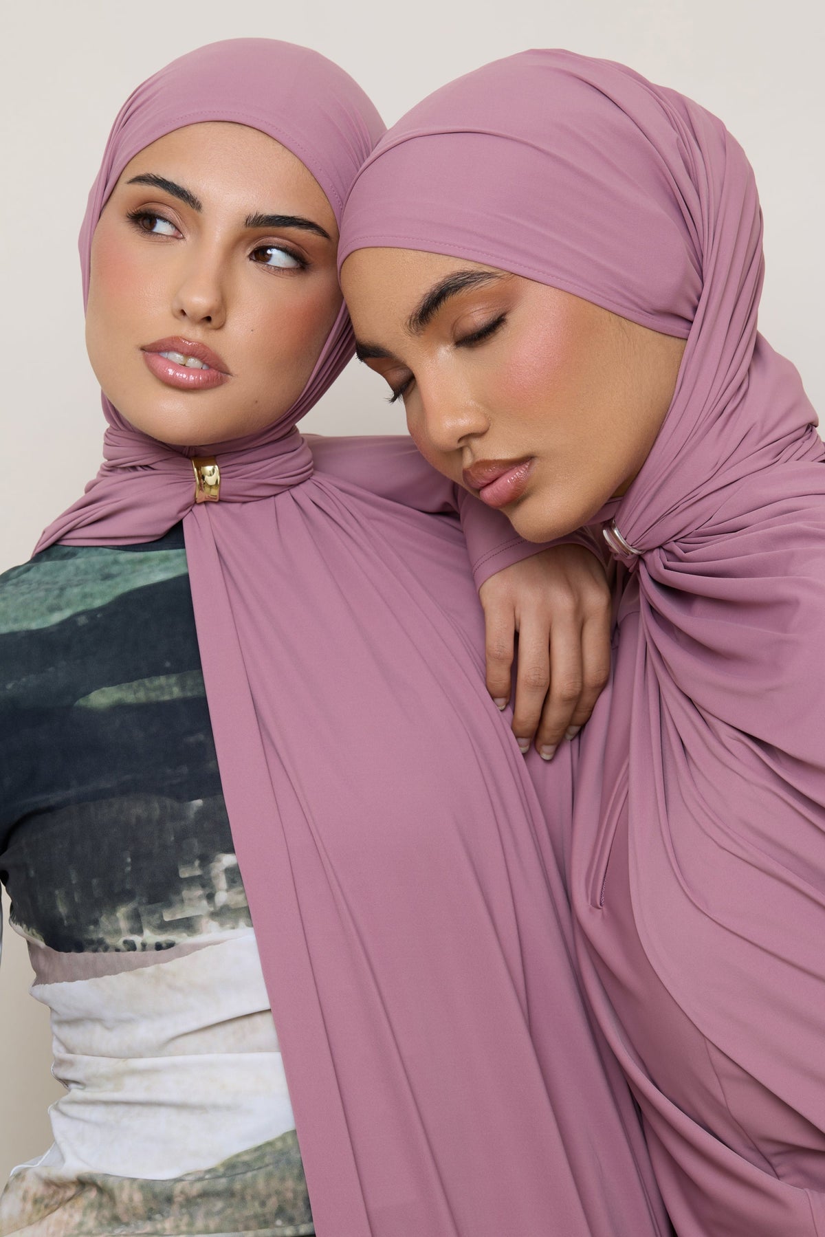 Swim Hijab & Cap Set - Wistful Mauve