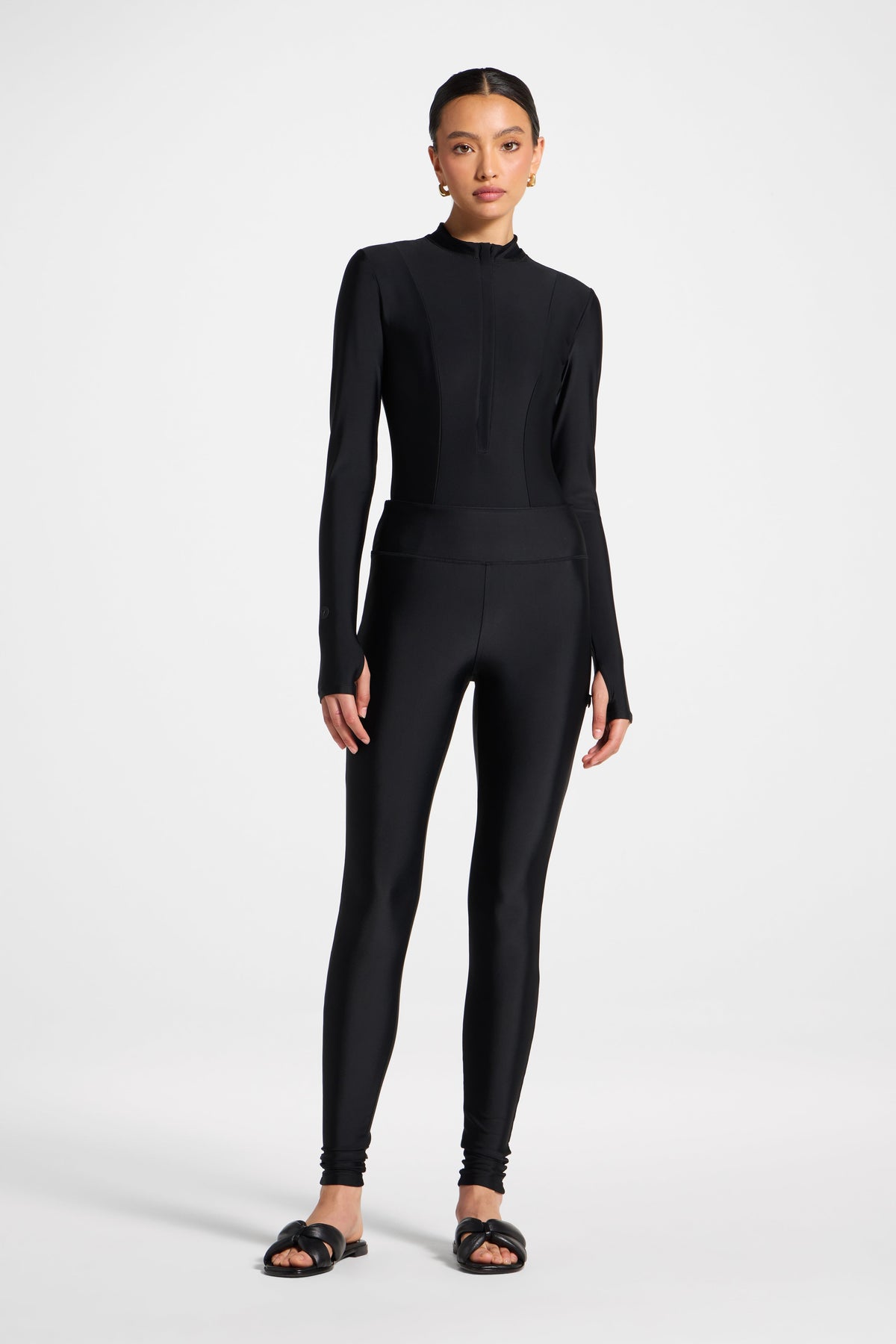 Swim Leggings - Black