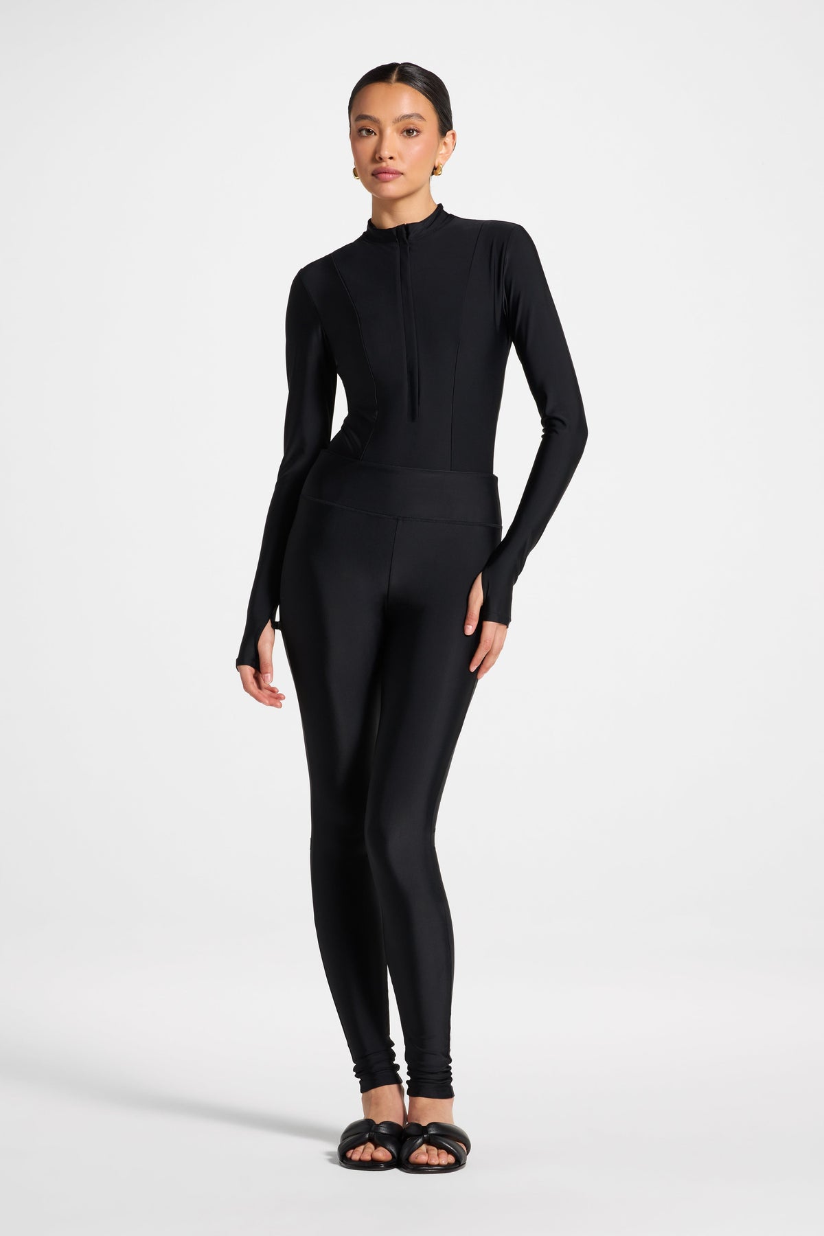 Swim Leggings - Black