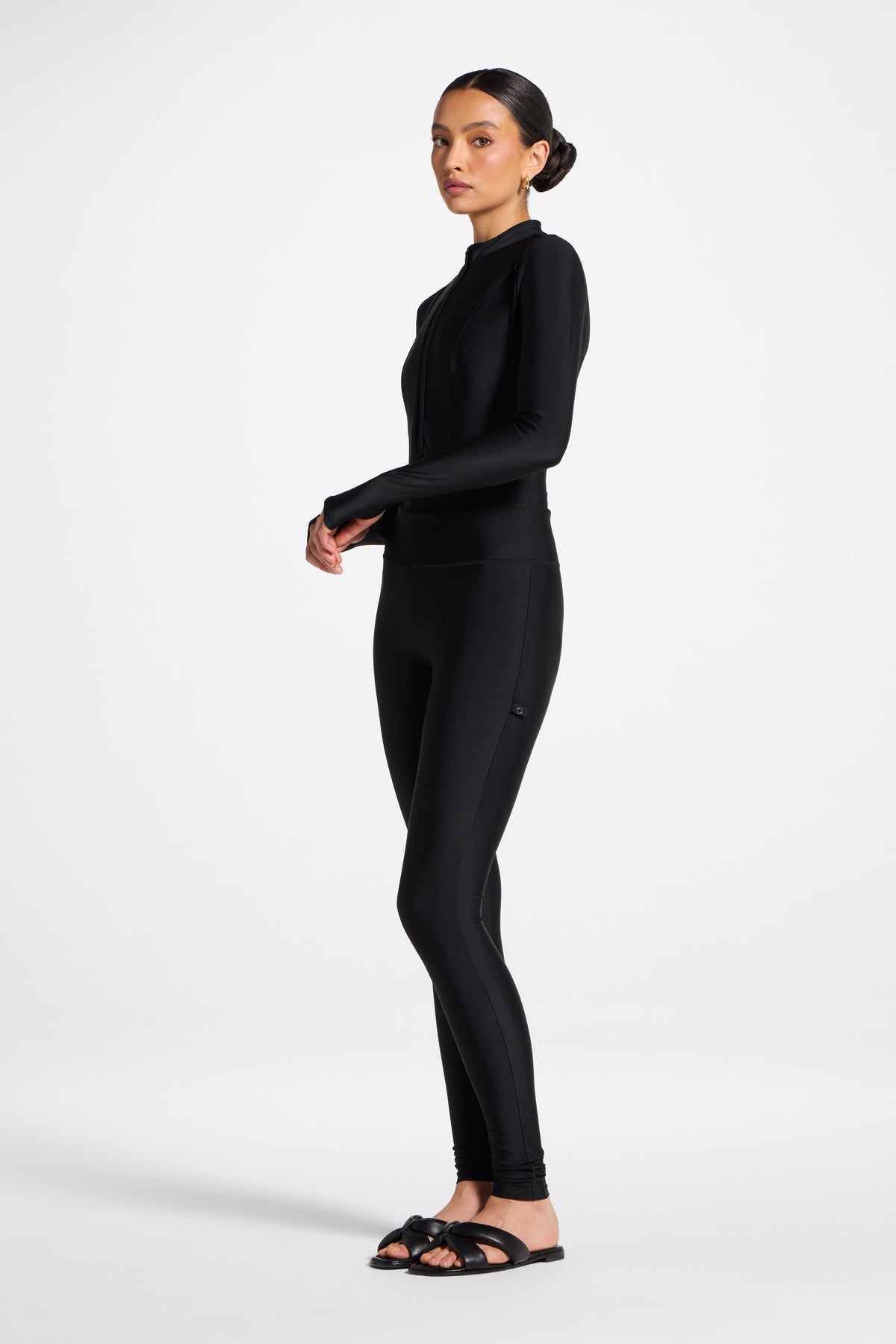 Swim Leggings - Black