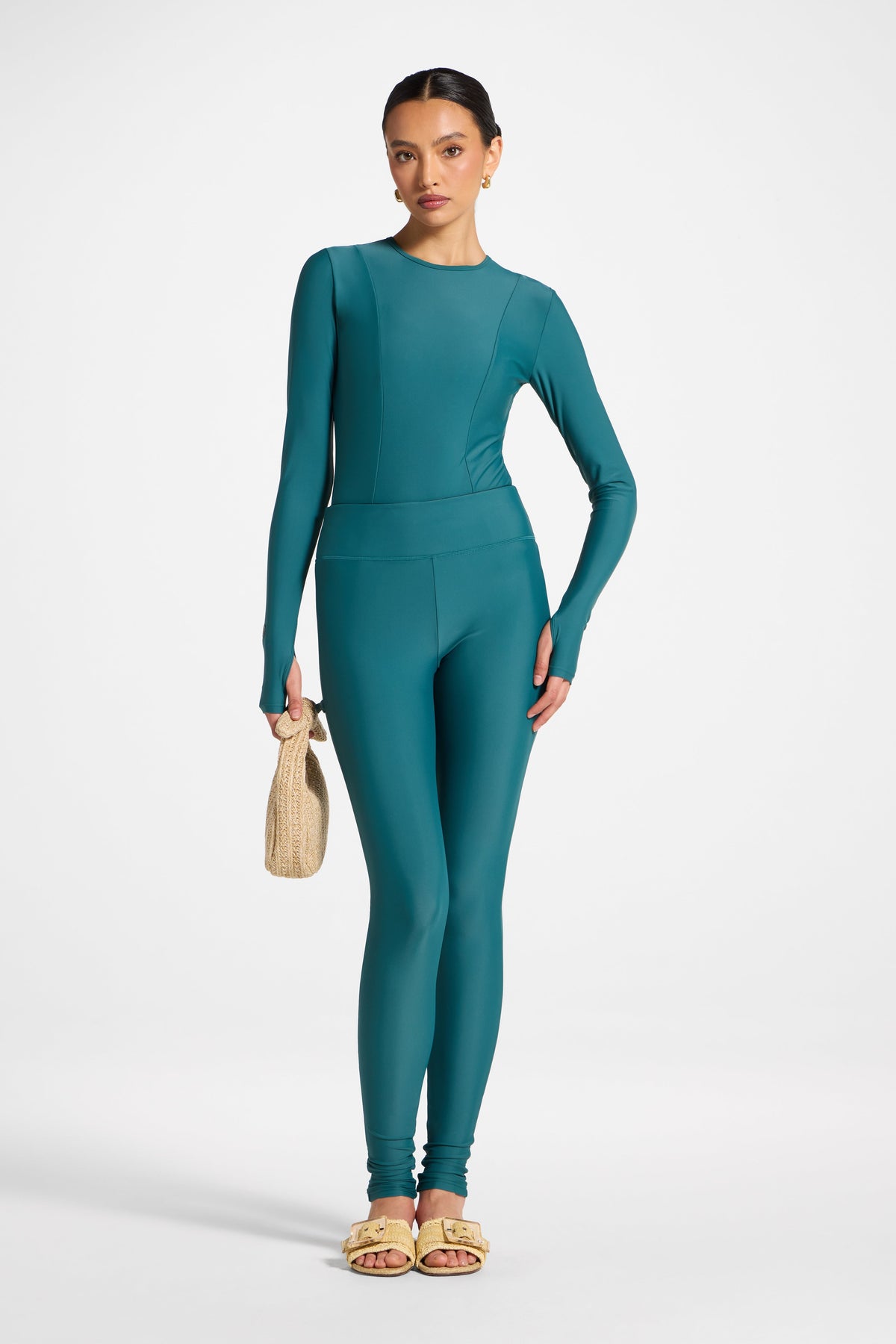 Swim Leggings - Mediterranea