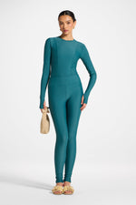 Swim Leggings - Mediterranea