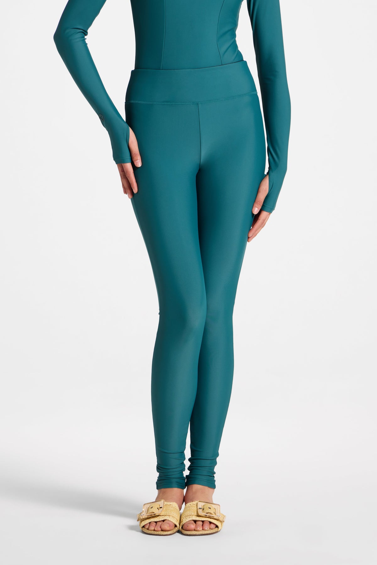 Swim Leggings - Mediterranea
