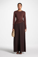 Sydney Asymmetric Maxi Dress - Cove