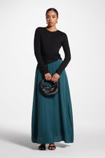 Sydney Asymmetric Maxi Dress - Deep Sea