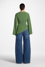 Tencel Asymmetric Top - Green