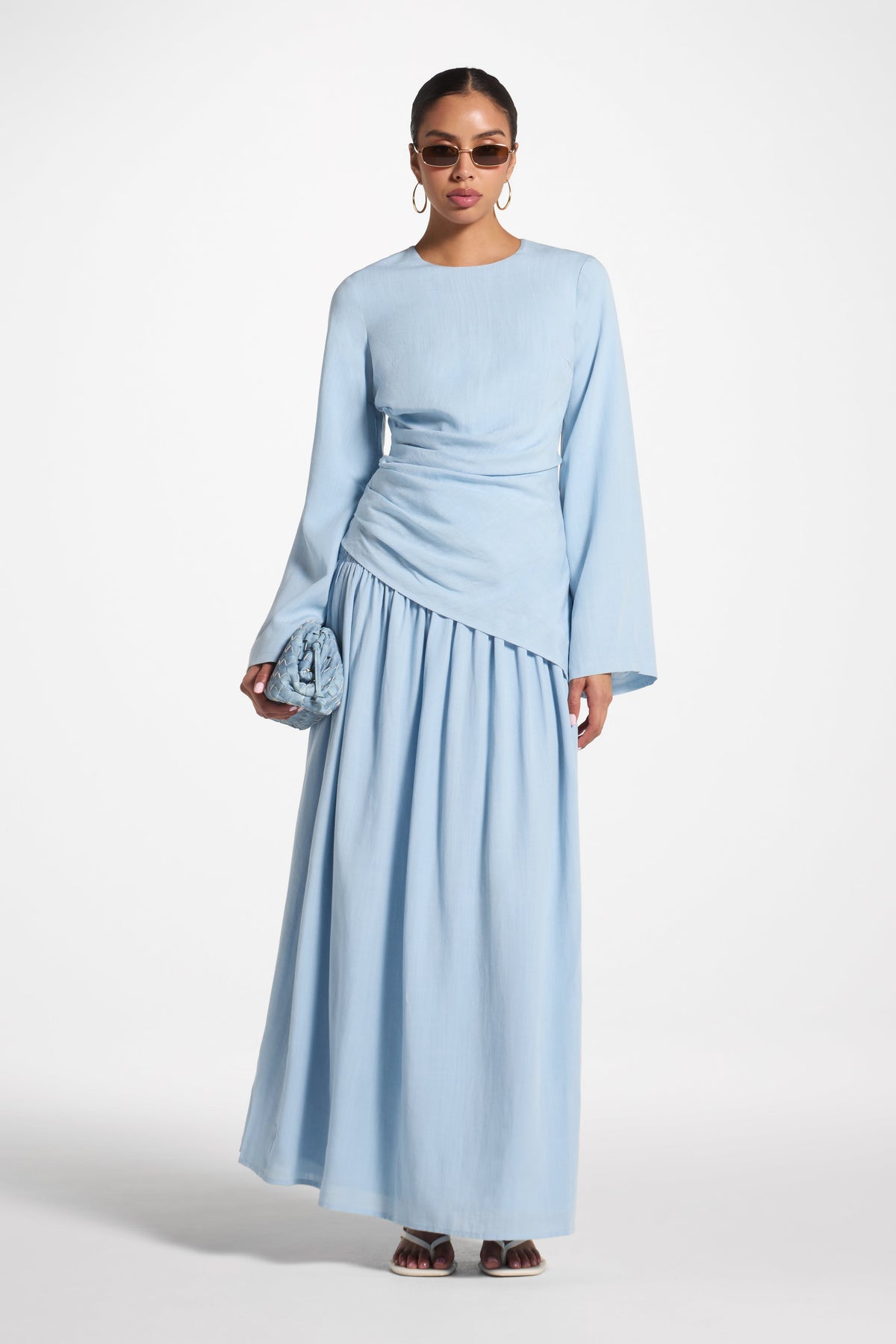 Tencel Asymmetric Top - Sky