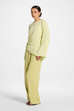Tencel Asymmetric Top - Spring Green