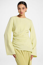 Tencel Asymmetric Top - Spring Green