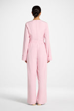 Tencel Wide Leg Pants - Baby Pink