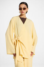 Tencel Wrap Top - Banana