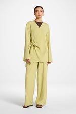 Tencel Wrap Top - Honeydew