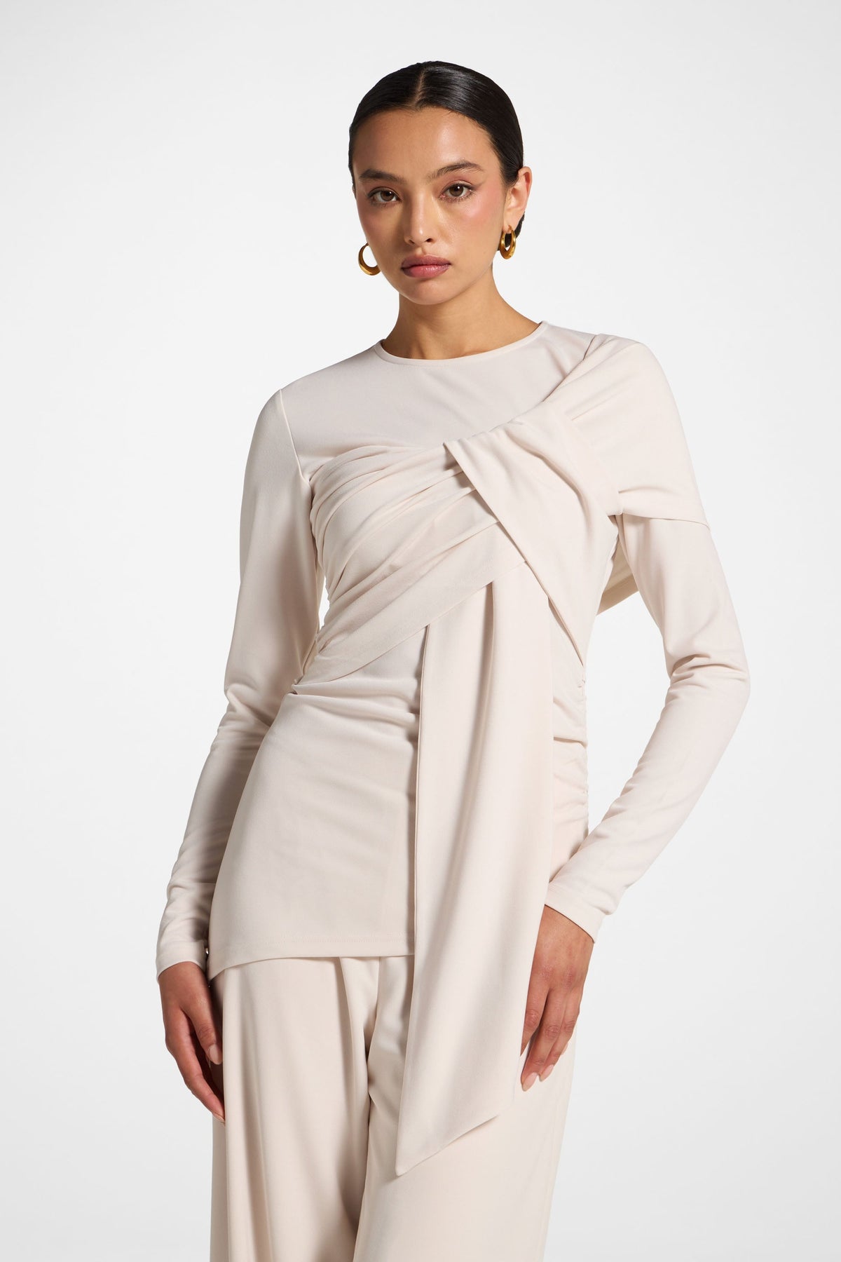 Tencel Wrap Top - Moonlight
