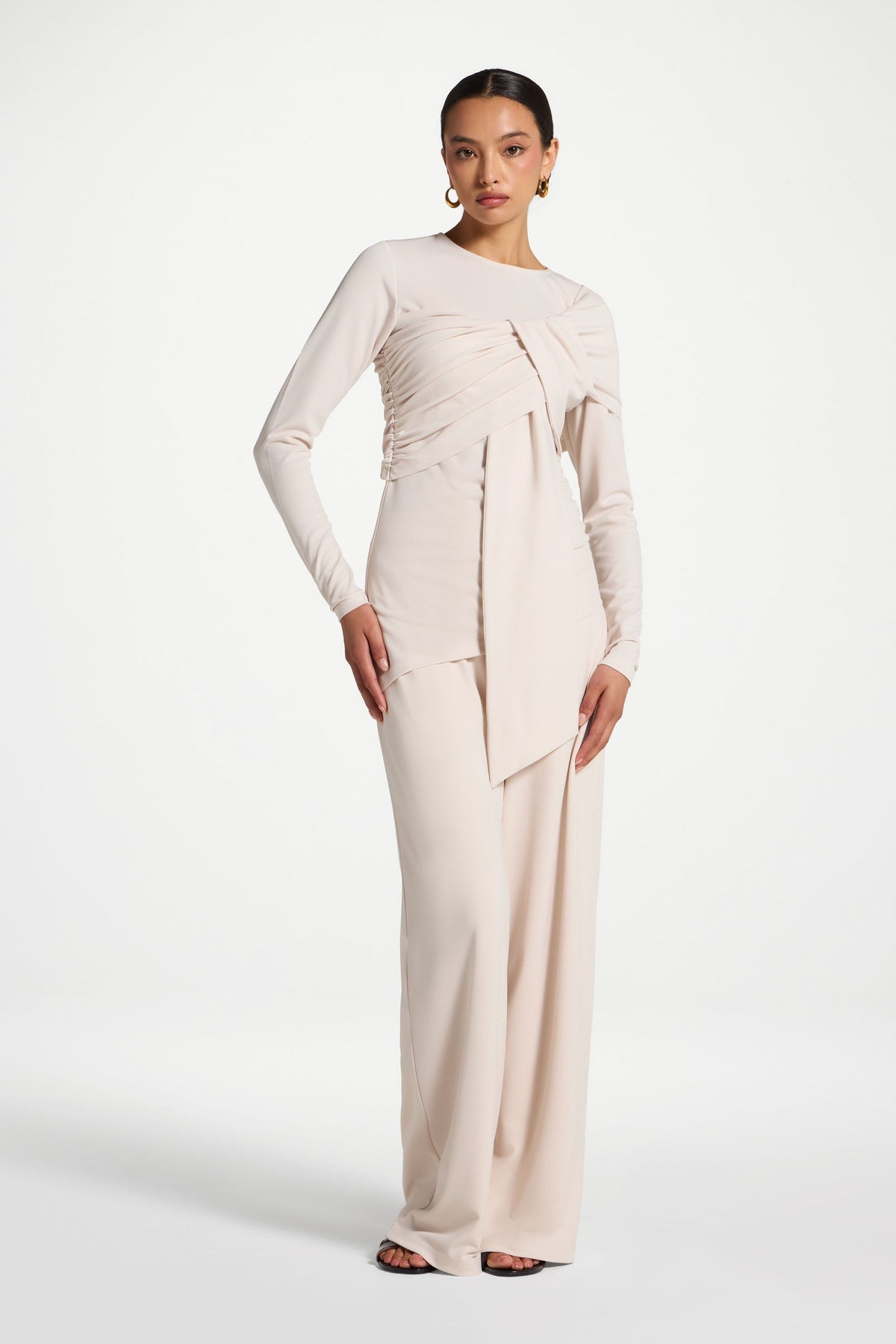 Tencel Wrap Top - Moonlight