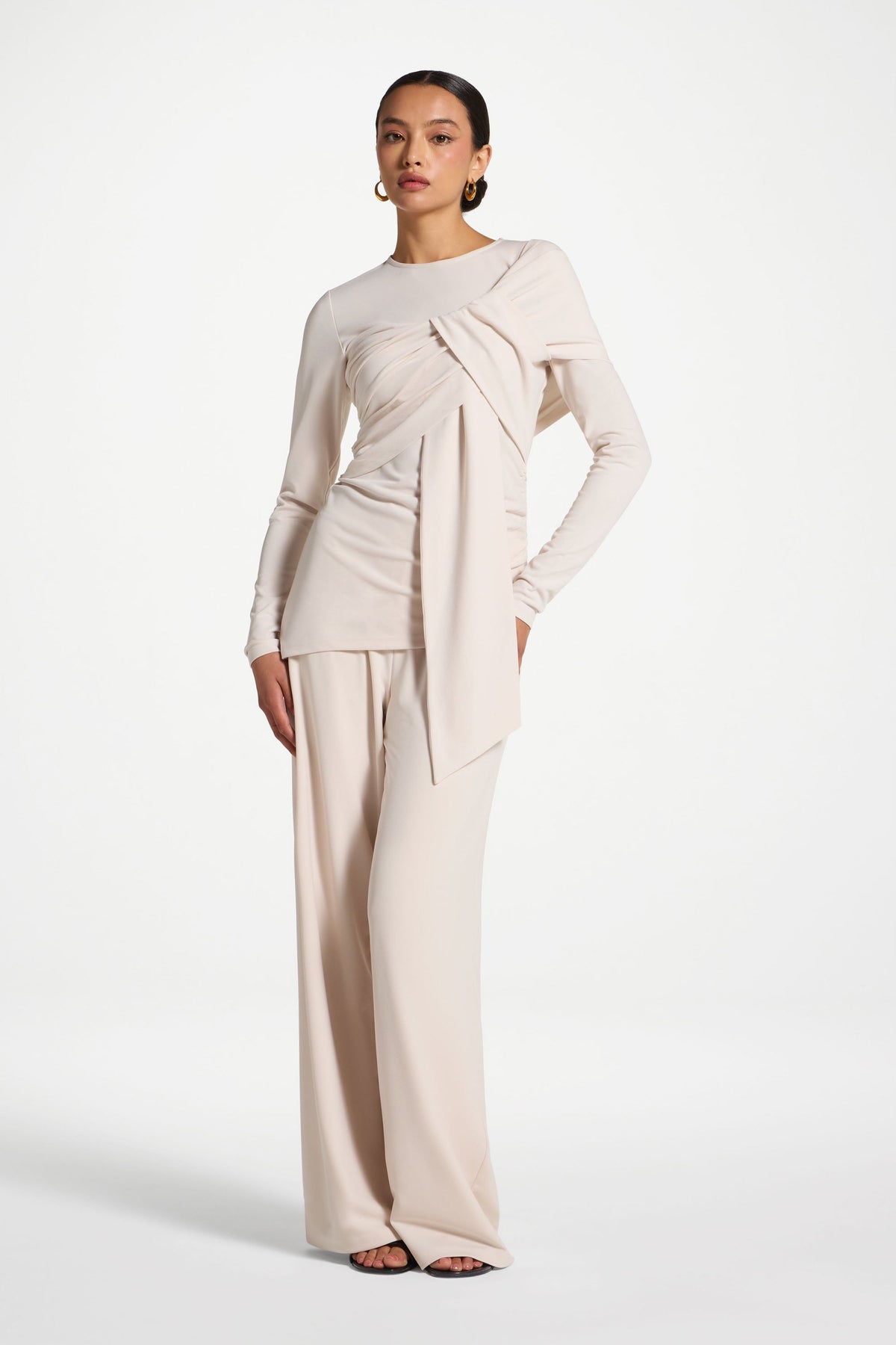 Tencel Wrap Top - Moonlight