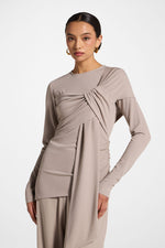 Tencel Wrap Top - Moonrock
