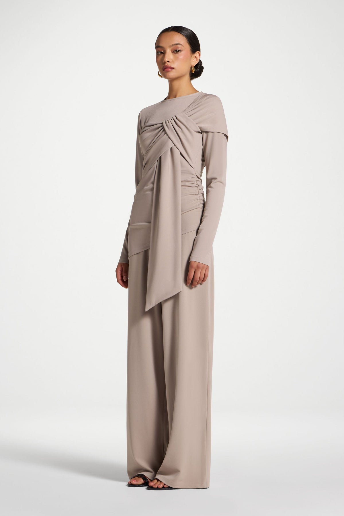 Tencel Wrap Top - Moonrock