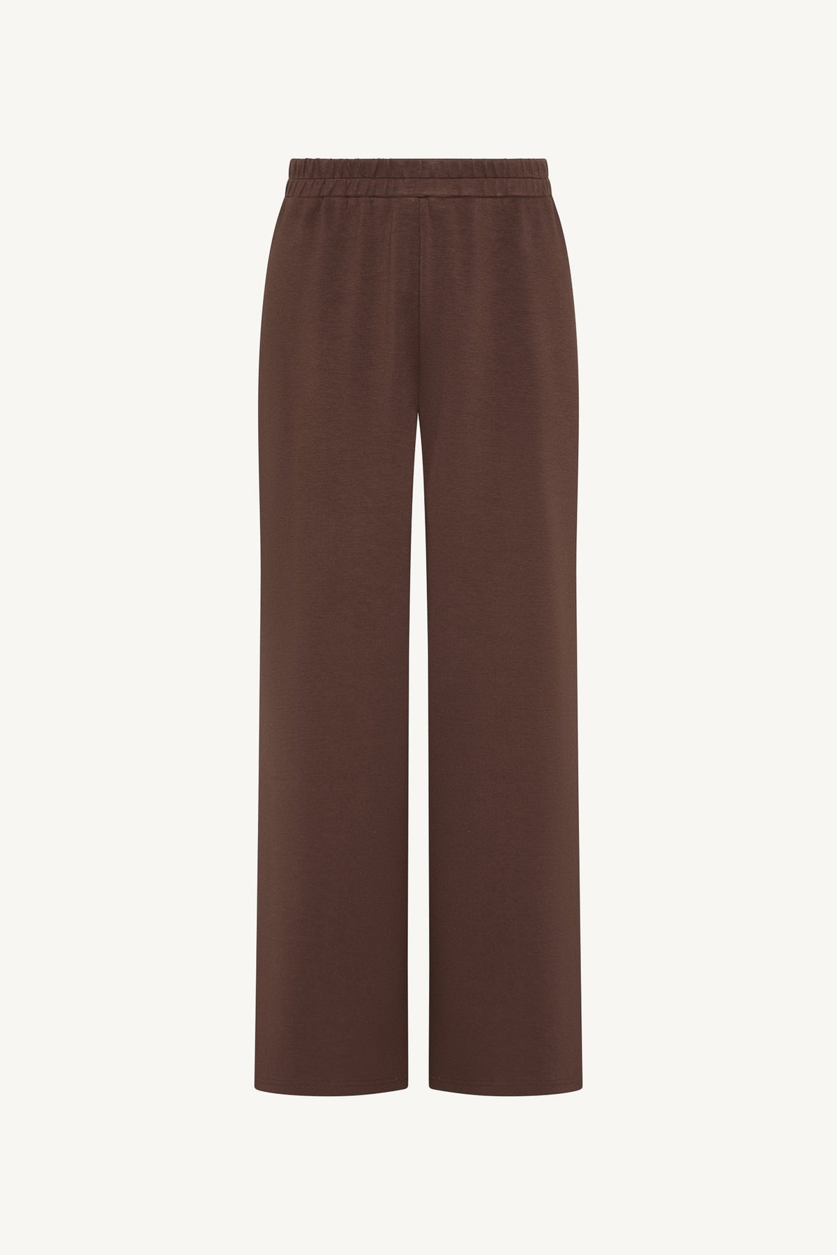 Textured Wide Leg Pants - Plum