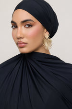 Tie Back Swim Hijab - Black