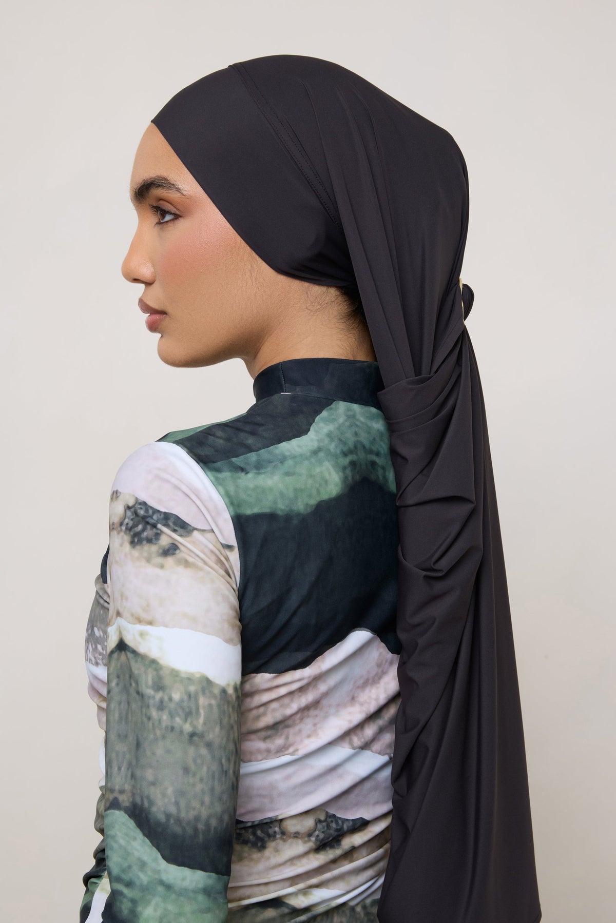Tie Back Swim Hijab - Cove
