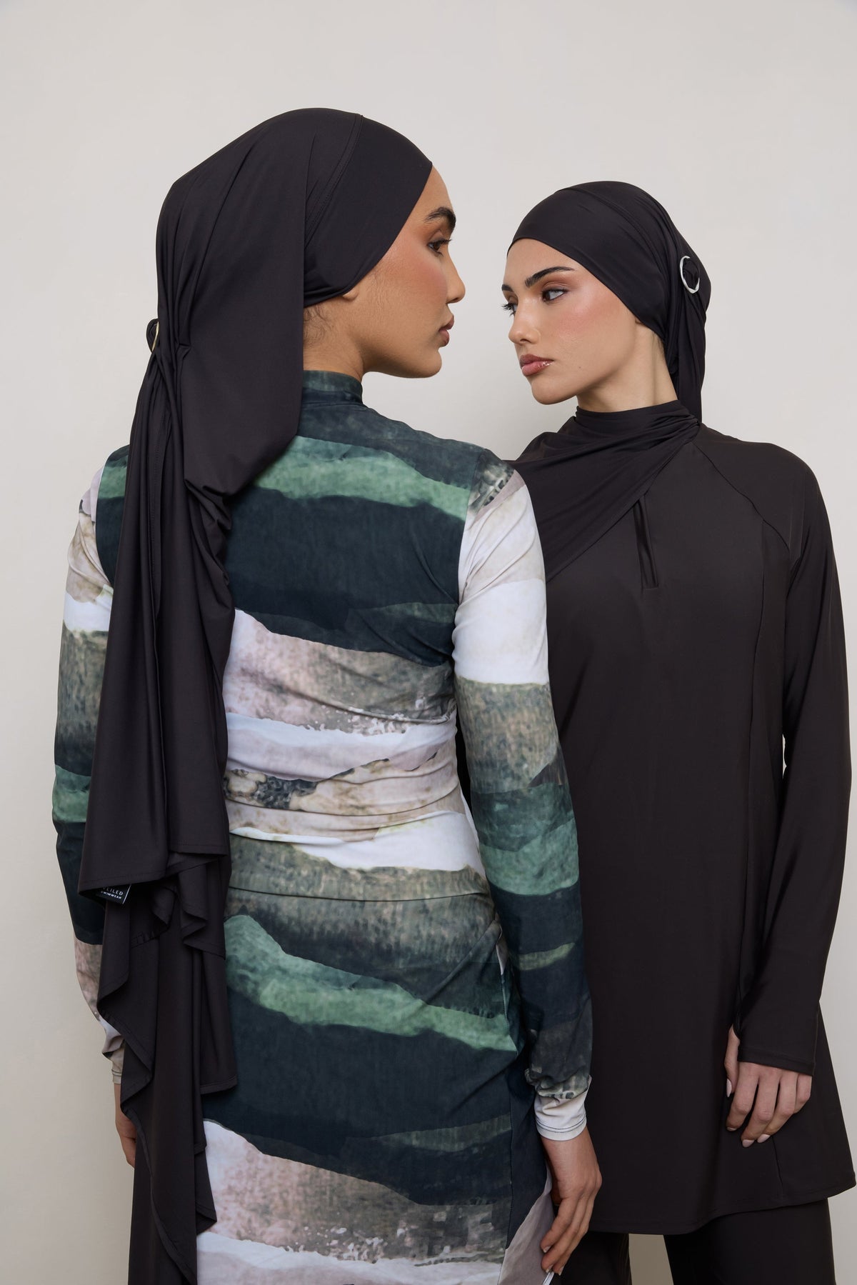 Tie Back Swim Hijab - Cove