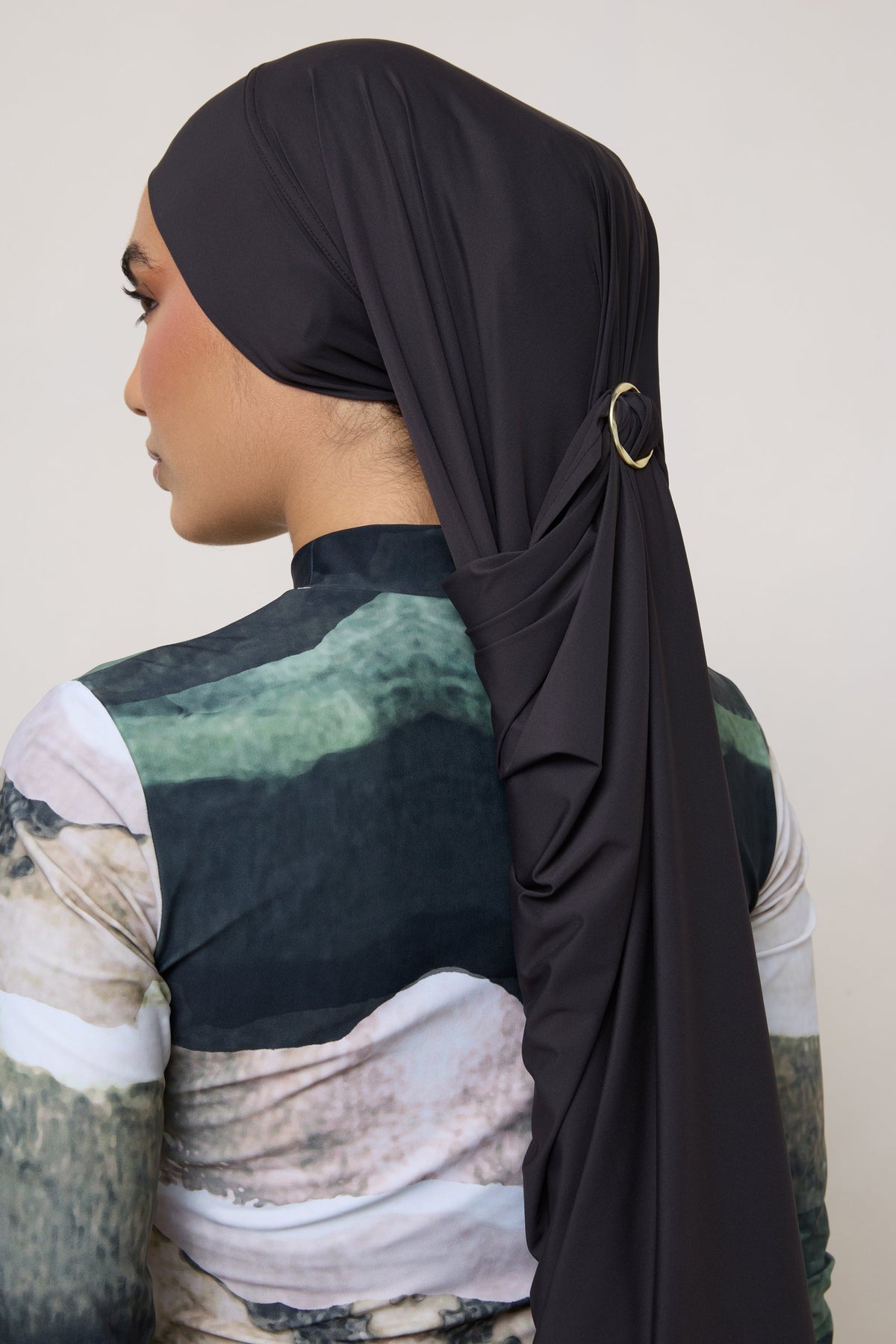 Tie Back Swim Hijab - Cove