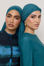 Tie Back Swim Hijab - Mediterranea