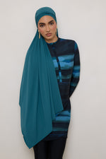 Tie Back Swim Hijab - Mediterranea