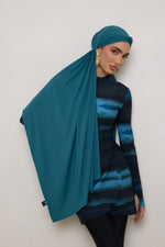 Tie Back Swim Hijab - Mediterranea