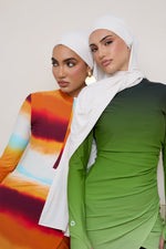 Tie Back Swim Hijab - Salted Rose