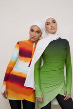 Tie Back Swim Hijab - Salted Rose