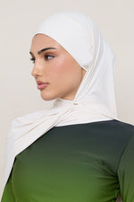 Tie Back Swim Hijab - Salted Rose