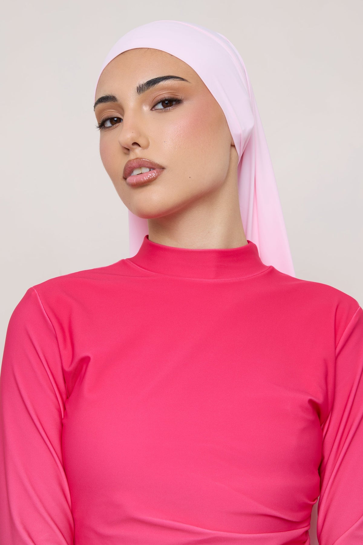 Tie Back Swim Hijab - Sunkissed
