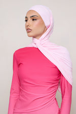 Tie Back Swim Hijab - Sunkissed