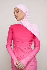 Tie Back Swim Hijab - Sunkissed