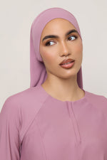 Tie Back Swim Hijab - Wistful Mauve