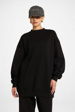 Unisex Crew Neck Sweatshirt - Black