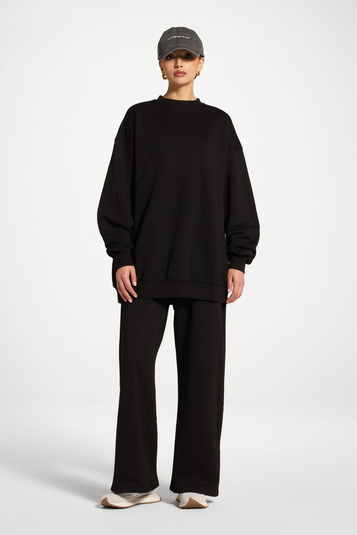 Unisex Crew Neck Sweatshirt - Black