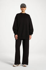 Unisex Crew Neck Sweatshirt - Black