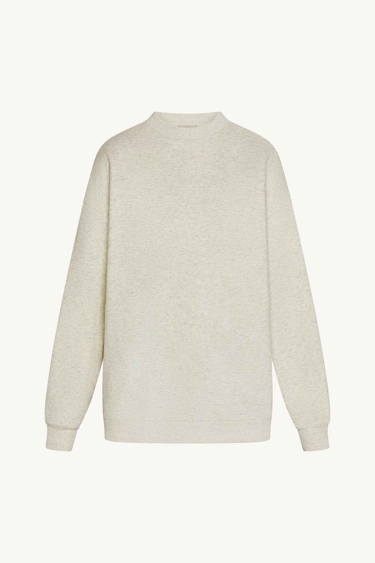Unisex Mock Neck Sweatshirt - Heather Grey