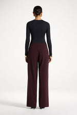 Wide Leg Pants - Chocolate Truffle