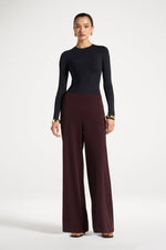 Wide Leg Pants - Chocolate Truffle