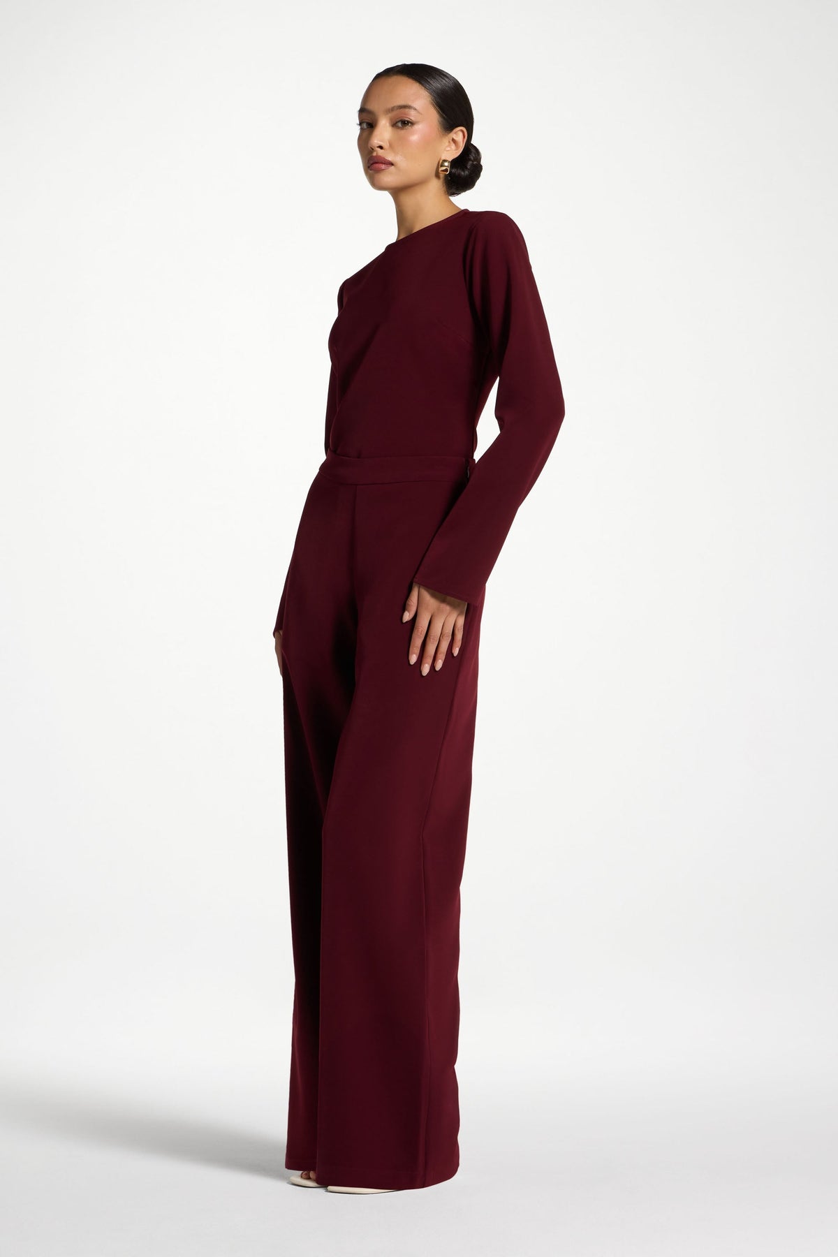 Wide Leg Pants - Fig