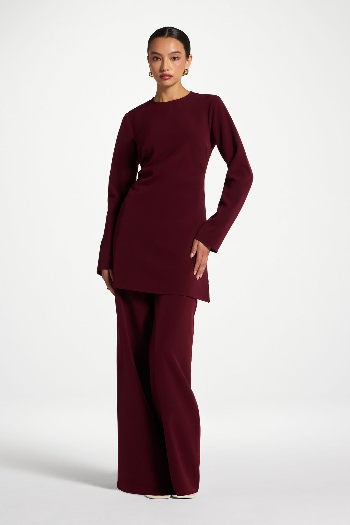 Wide Leg Pants - Fig