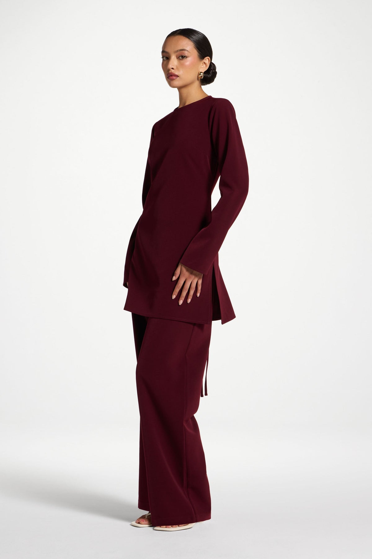 Wide Leg Pants - Fig