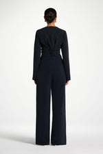 Wide Leg Pants - Midnight
