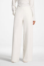 Wide Leg Pants - White