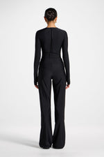 Wide Leg Swim Pants - Black