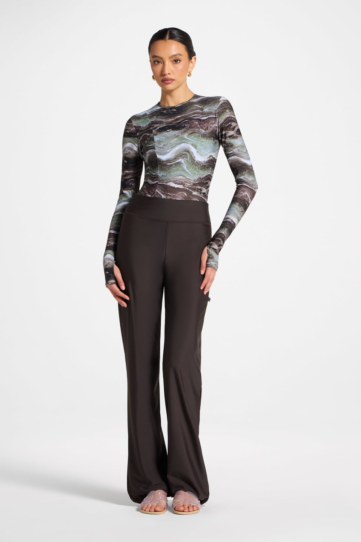 Wide Leg Swim Pants - Cove